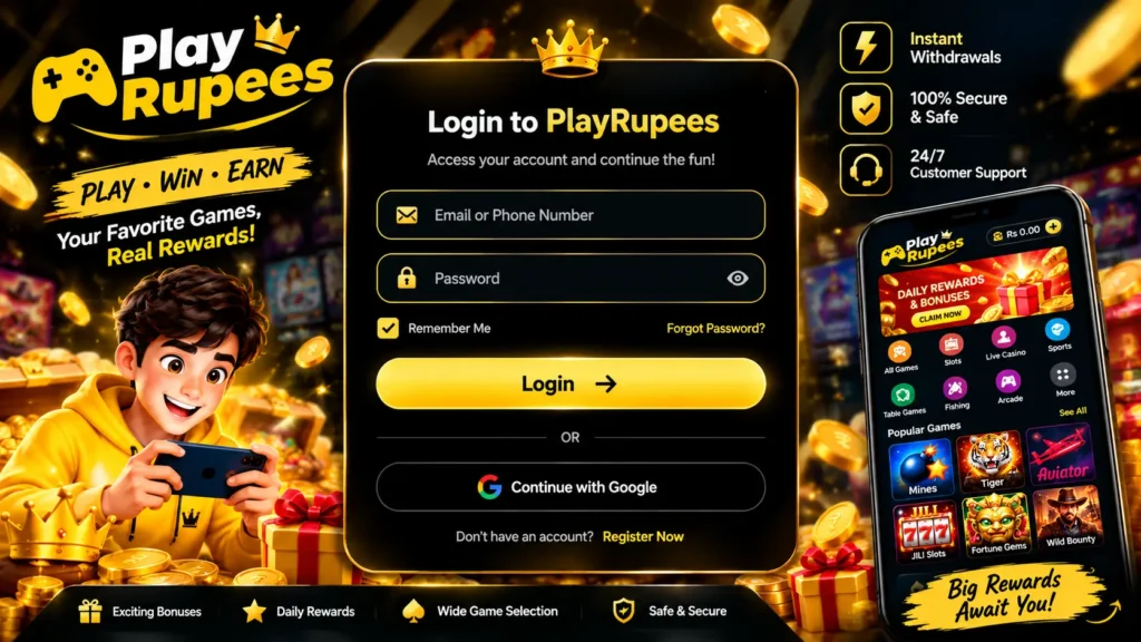 Play Rupees login
